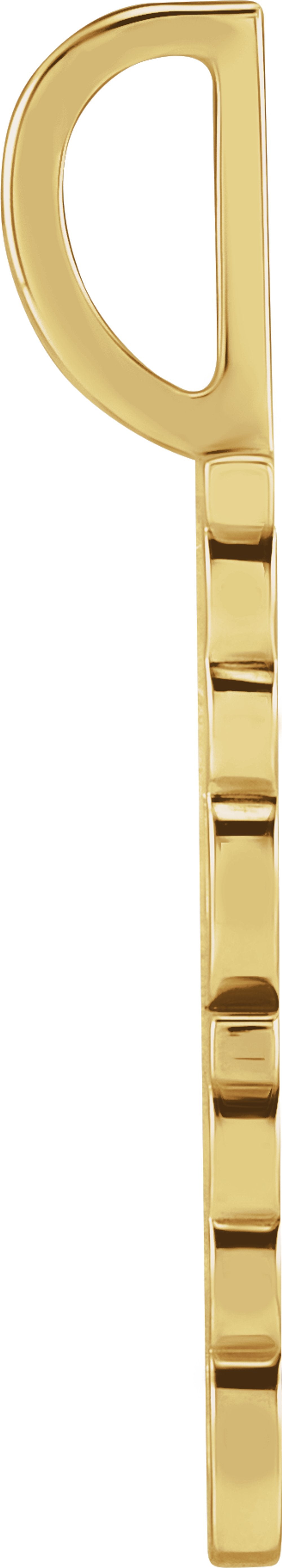 18K Yellow Gold-Plated Sterling Silver Mama Charm/Pendant