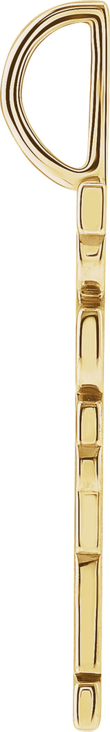 14K Yellow Happy Charm/Pendant