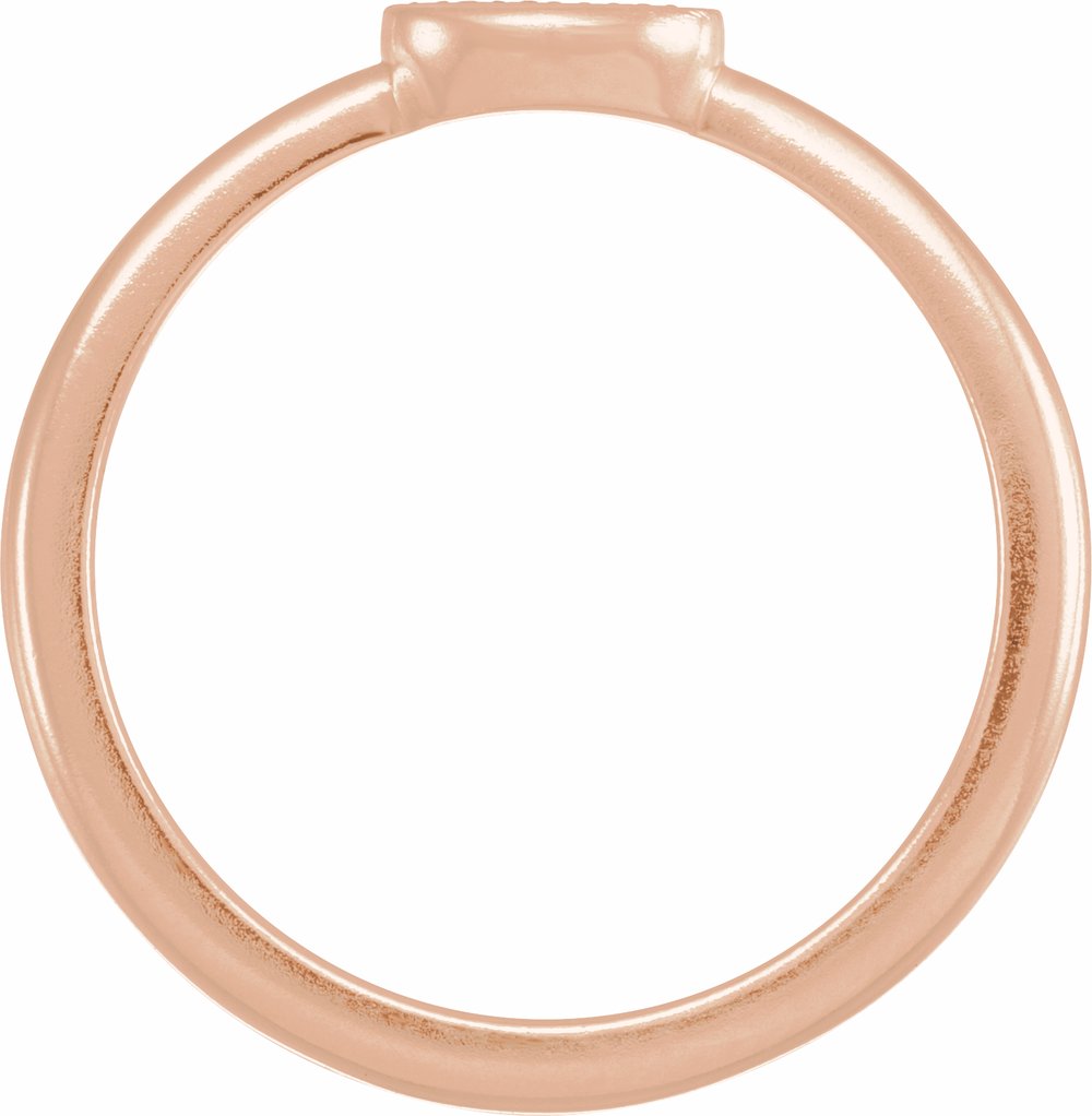 14K Rose Gold Mama Ring