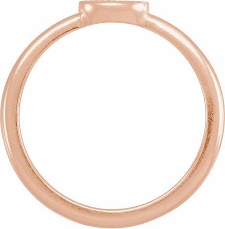 14K Rose Gold Mama Ring
