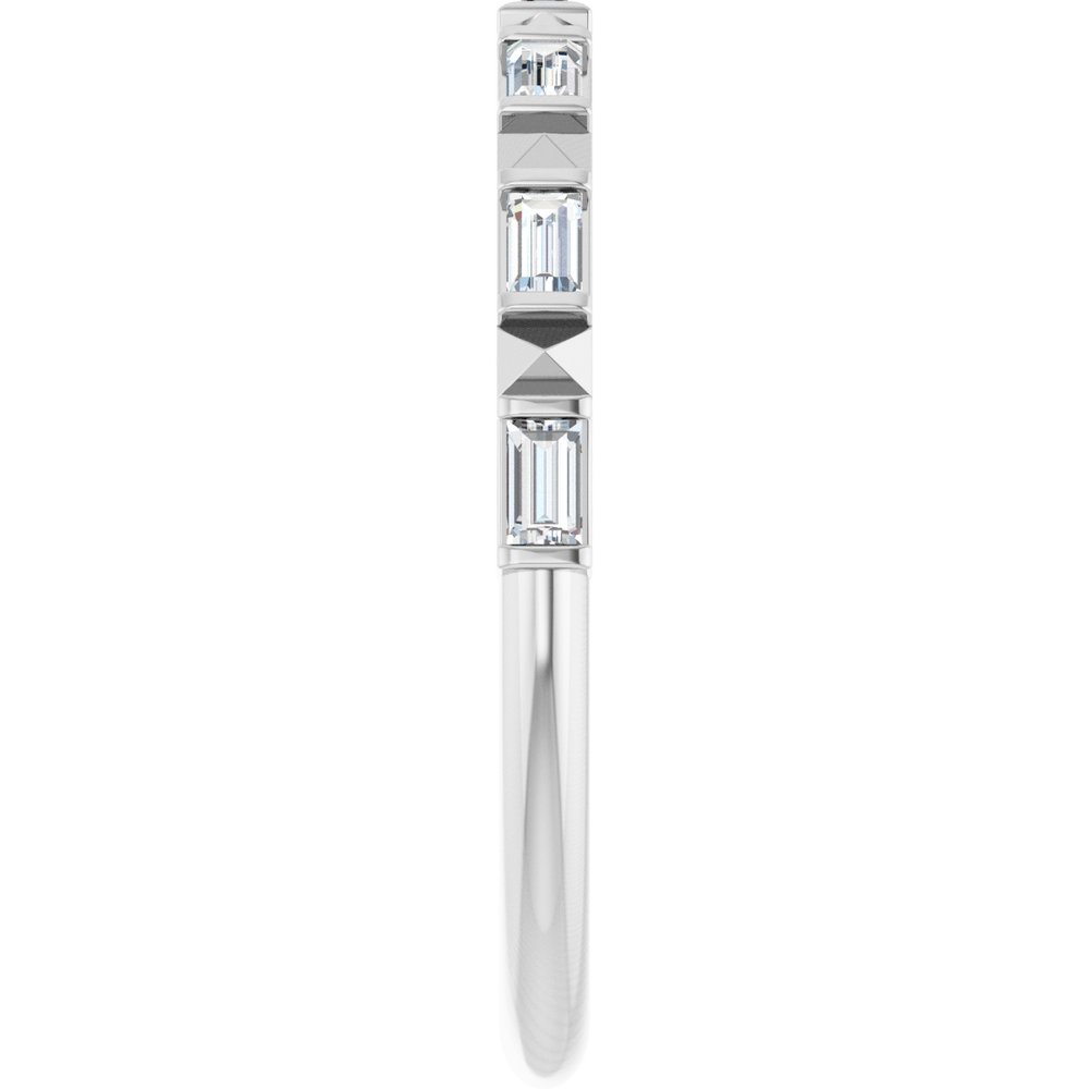 14K White Gold 1/4 CTW Natural Diamond Anniversary Band