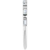 14K White Gold 1/4 CTW Natural Diamond Anniversary Band