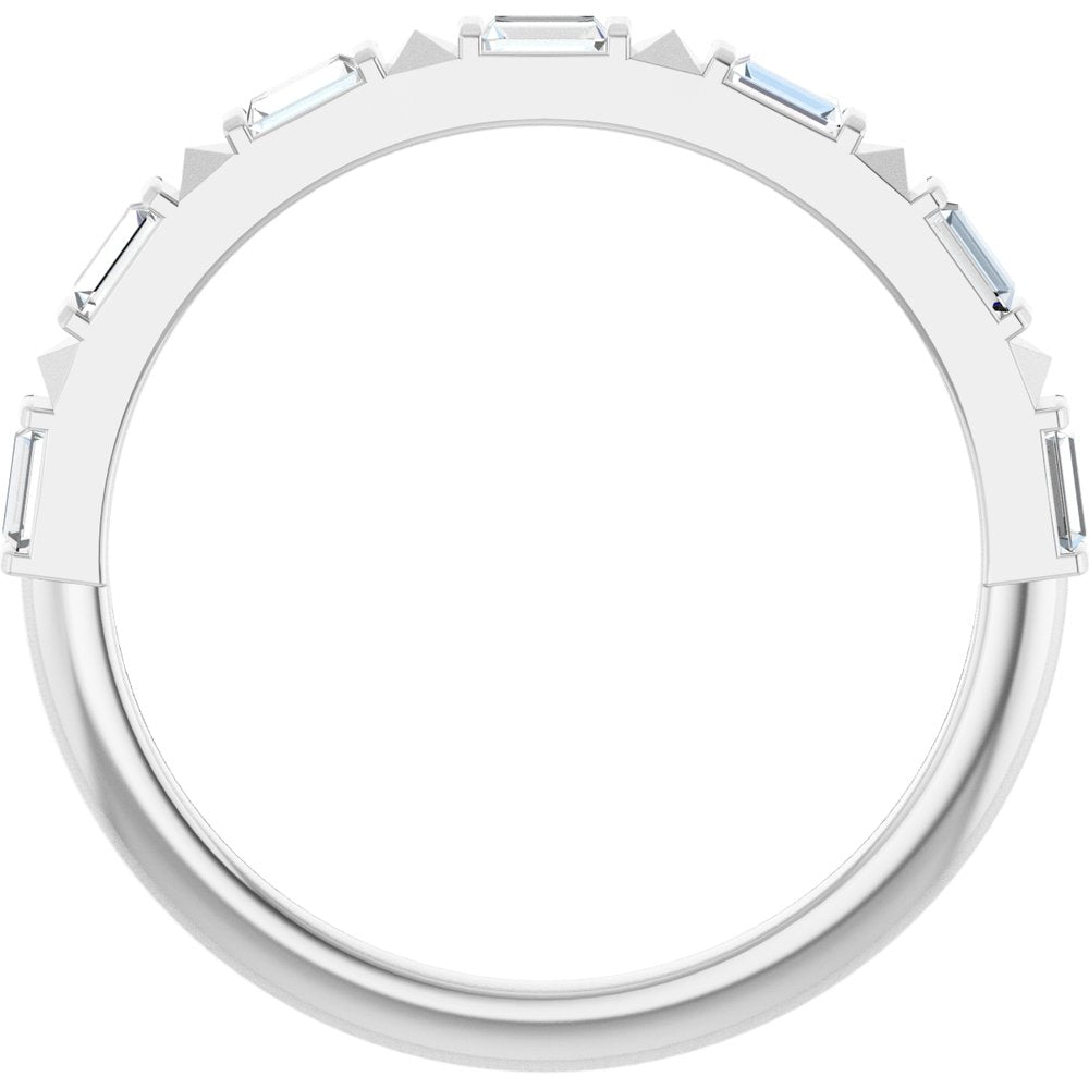 14K White Gold 1/4 CTW Natural Diamond Anniversary Band
