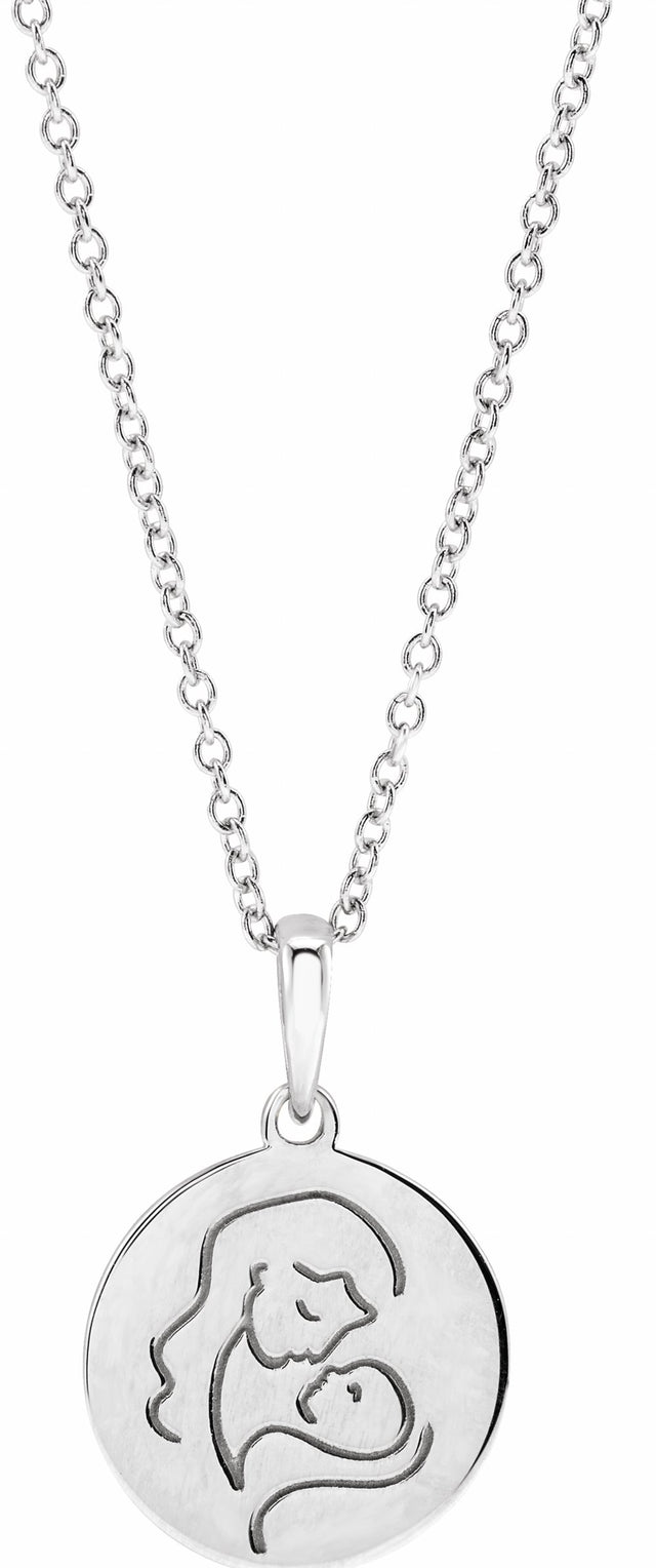 Sterling Silver Hold You Forever® 16-18" Necklace