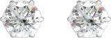 14K White 1 1/2 CTW Lab-Grown Diamond Earrings