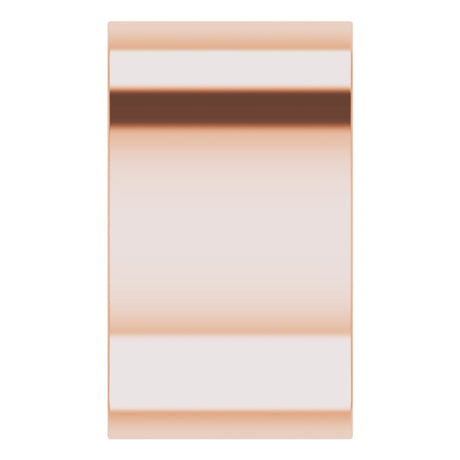 18K Rose Gold 12 mm Lightweight Comfort-Fit Flat Band Size [cv