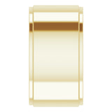 10K Yellow Gold 11 mm Stepped-Edge Comfort-Fit Flat Band Size 11.5