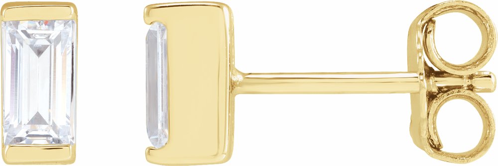 14K Yellow Gold 3/8 CTW Lab-Grown Diamond Earrings