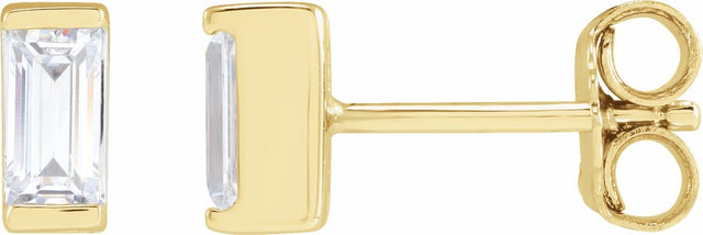 14K Yellow Gold 3/8 CTW Lab-Grown Diamond Earrings