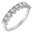 14K White 1/2 CTW Natural Diamond Anniversary Band