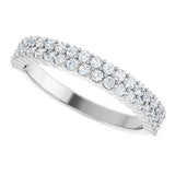 14K White Gold 1/2 CTW Lab-Grown Diamond Anniversary Band