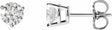 14K White Gold 1 CTW Natural Diamond Earrings