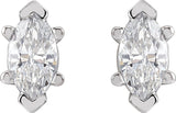 14K Yellow 3/8 CTW Lab-Grown Diamond Earrings