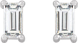 14K White 1/5 CTW Lab-Grown Diamond Stud Earrings