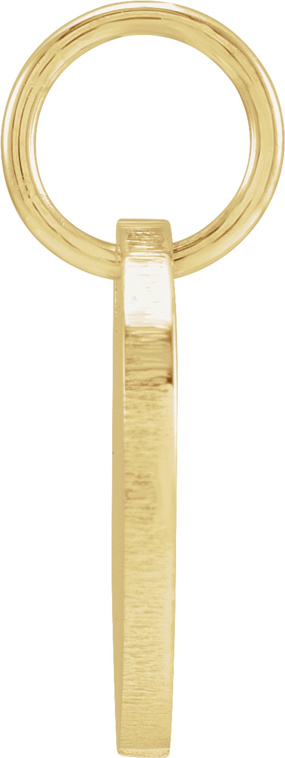 14K Yellow Gold Be Posh® Engravable Disc Pendant