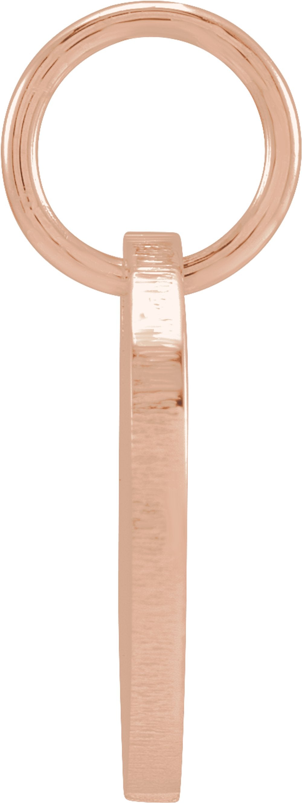 14K Rose Gold Be Posh® Engravable Disc Pendant