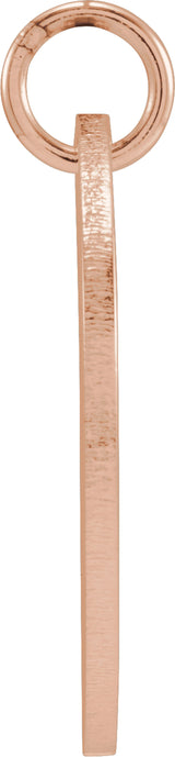 14K Rose Gold Be Posh® Engravable Disc Pendant