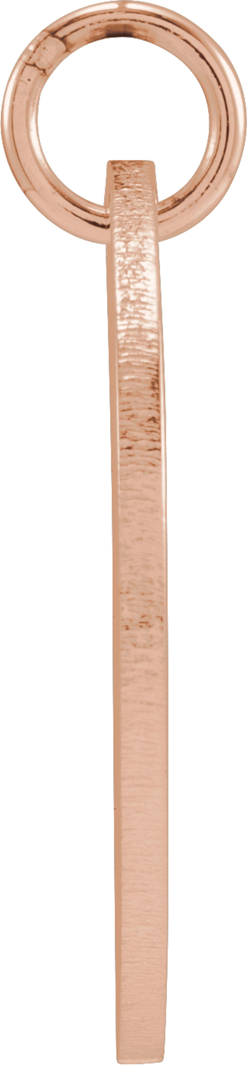 14K Rose Gold Be Posh® Engravable Disc Pendant