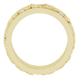 14K Yellow 1/6 CTW Natural Diamond Band