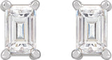 14K White 1/5 CTW Lab-Grown Diamond Stud Earrings