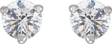 14K White 1/3 CTW Natural Diamond Earrings