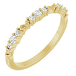 14K Yellow Gold 1/6 CTW Natural Diamond Anniversary Band