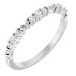 14K White Gold 1/6 CTW Natural Diamond Anniversary Band