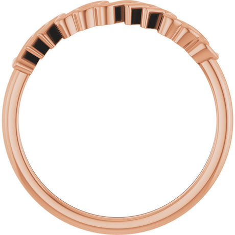 14K Rose Gold Mama Ring 