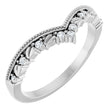 14K White Gold .08 CTW Lab-Grown Diamond Contour Band