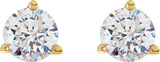 14K Yellow Gold 3/4 CTW Natural Diamond Stud Earrings