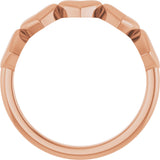 14K Rose Gold Heart Ring