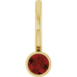 14K Yellow Natural Mozambique Garnet Pendant/Charm