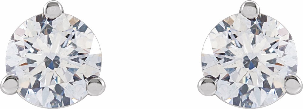 14K White Gold 1/2 CTW Lab-Grown Diamond Stud Earrings