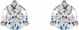 14K White Gold 5/8 CTW Lab-Grown Diamond Stud Earrings