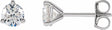 14K White Gold 5/8 CTW Lab-Grown Diamond Stud Earrings