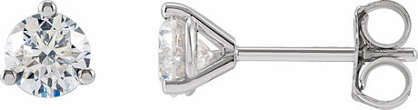 14K White Gold 5/8 CTW Lab-Grown Diamond Stud Earrings
