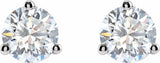 14K White Gold 1 CTW Lab-Grown Diamond Stud Earrings