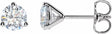 14K White Gold 1 CTW Lab-Grown Diamond Stud Earrings