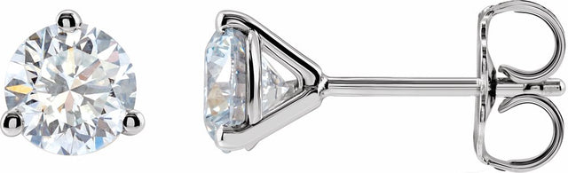 14K White Gold 1 CTW Lab-Grown Diamond Stud Earrings