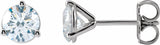 14K White Gold 1 1/5 CTW Lab-Grown Diamond Stud Earrings