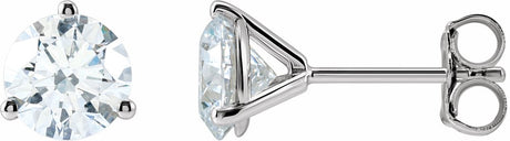 14K White 1 5/8 CTW Lab-Grown Diamond Stud Earrings