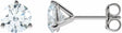14K White Gold 1 5/8 CTW Lab-Grown Diamond Stud Earrings