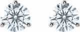 14K White Gold 2 CTW Lab-Grown Diamond Stud Earrings