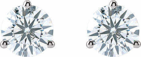 14K White Gold 2 1/2 CTW Lab-Grown Diamond Stud Earrings