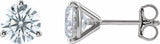 14K White Gold 2 1/2 CTW Lab-Grown Diamond Stud Earrings