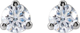 14K White Gold 1/5 CTW Lab-Grown Diamond Stud Earrings