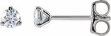 14K White Gold 1/5 CTW Lab-Grown Diamond Stud Earrings