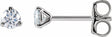 14K White Gold 1/5 CTW Lab-Grown Diamond Stud Earrings