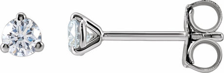 14K White Gold 1/5 CTW Lab-Grown Diamond Stud Earrings