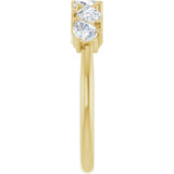 14K Yellow 7/8 CTW Natural Diamond Anniversary Band